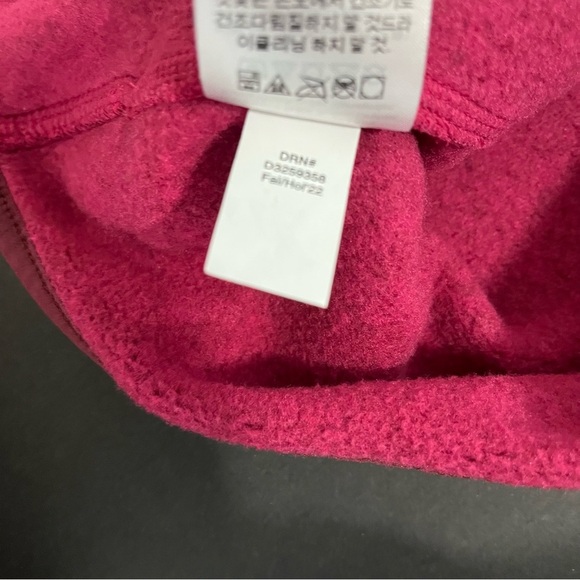 Eddie Bauer Pink Fleece Pullover Snap Neck Ling Sleeve Jacket - Picture 12 of 15